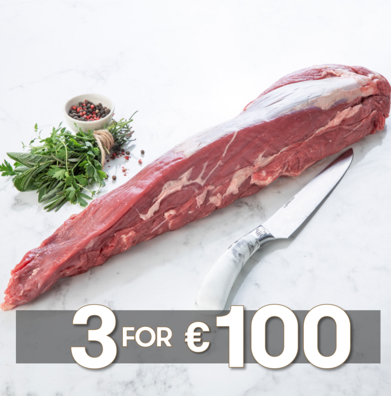 Buy Fillet of Beef 1.4kg+ | 100% Irish | The Premium Butcher