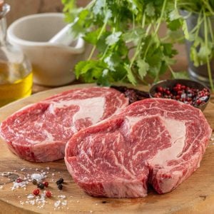 Ribeye Steaks  2 x 200g